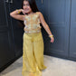 Butter Yellow Palazzo Suit