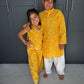 Girls Festive Yellow Bandhani Print Palazzo Suit | Sibling Collection