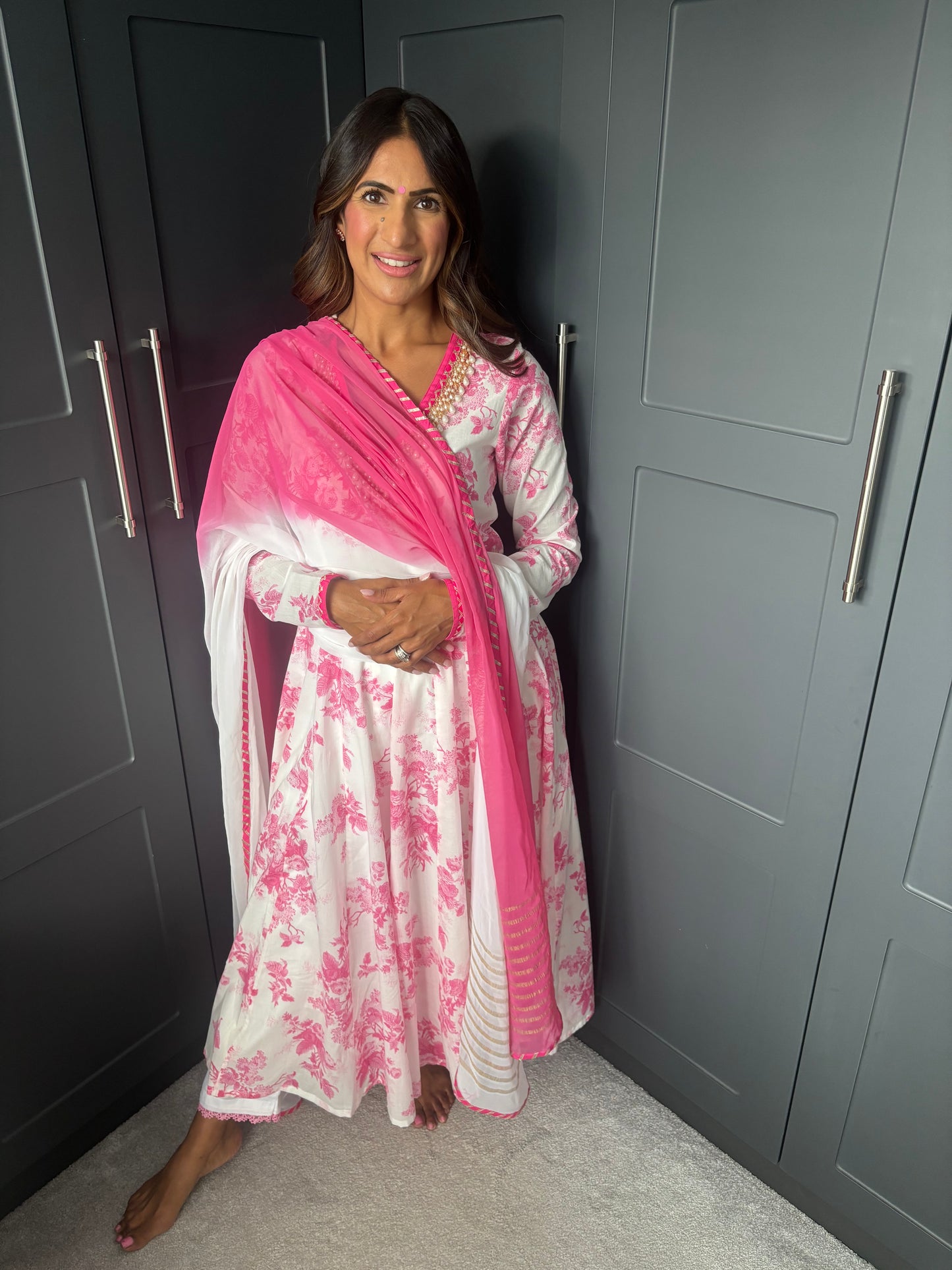 Mama Enchanted Bloom Anarkali Set