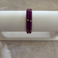 Slim Embellished Bangle (Wine)