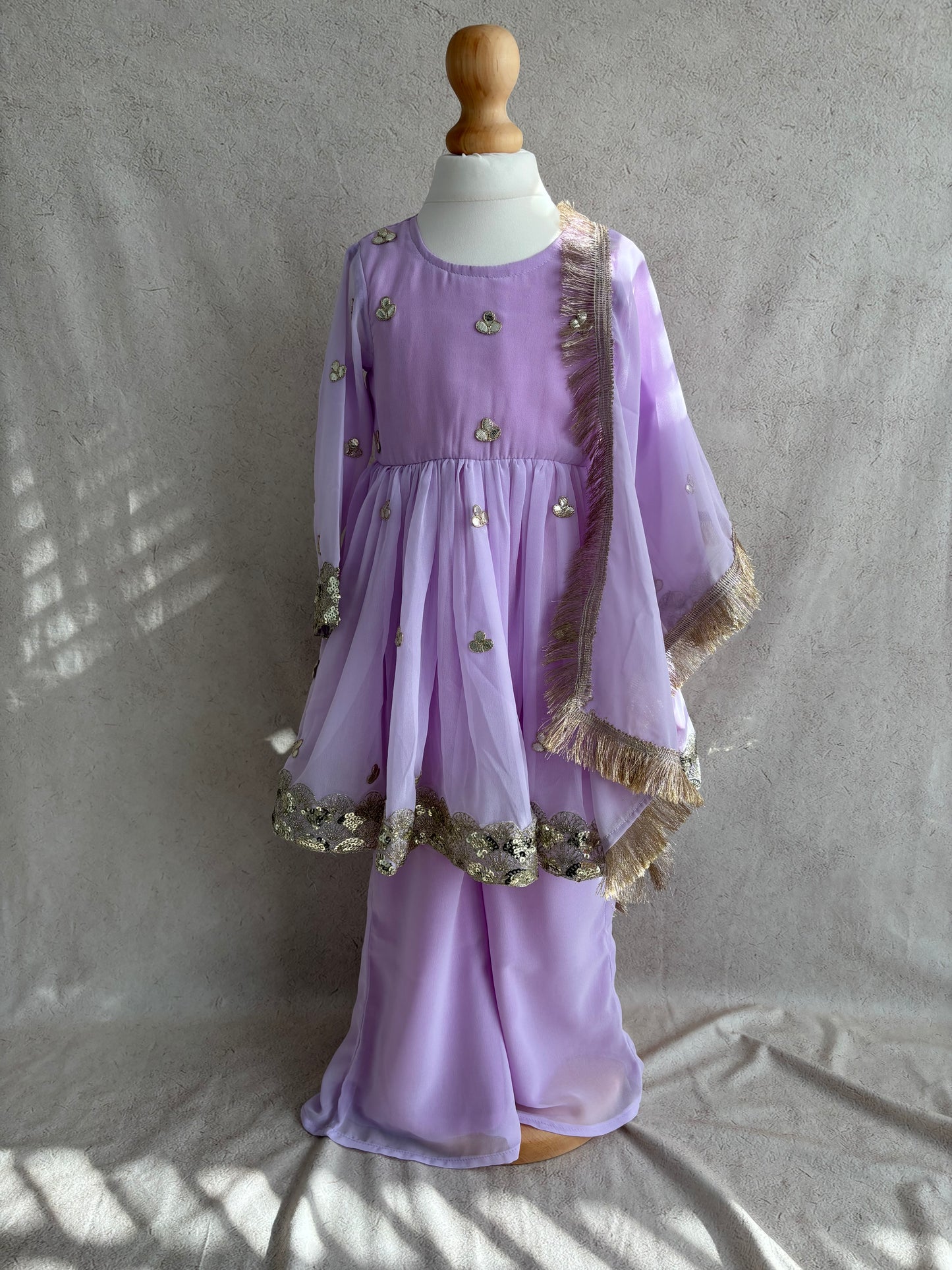 Lilac Palazzo Suit