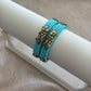 Baby Blue Embellished Bangle