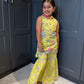 Lime Garden Party Sharara Suit