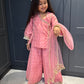 Peachy Pink Golden Tassel Set