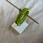Slim Embellished Bangle (Lime)