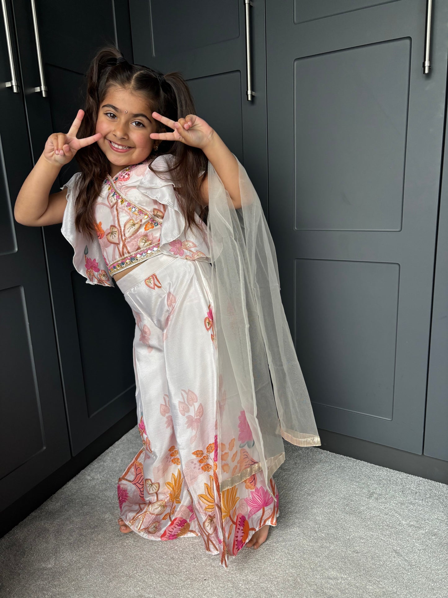 Summer Blooms Palazzo Suit