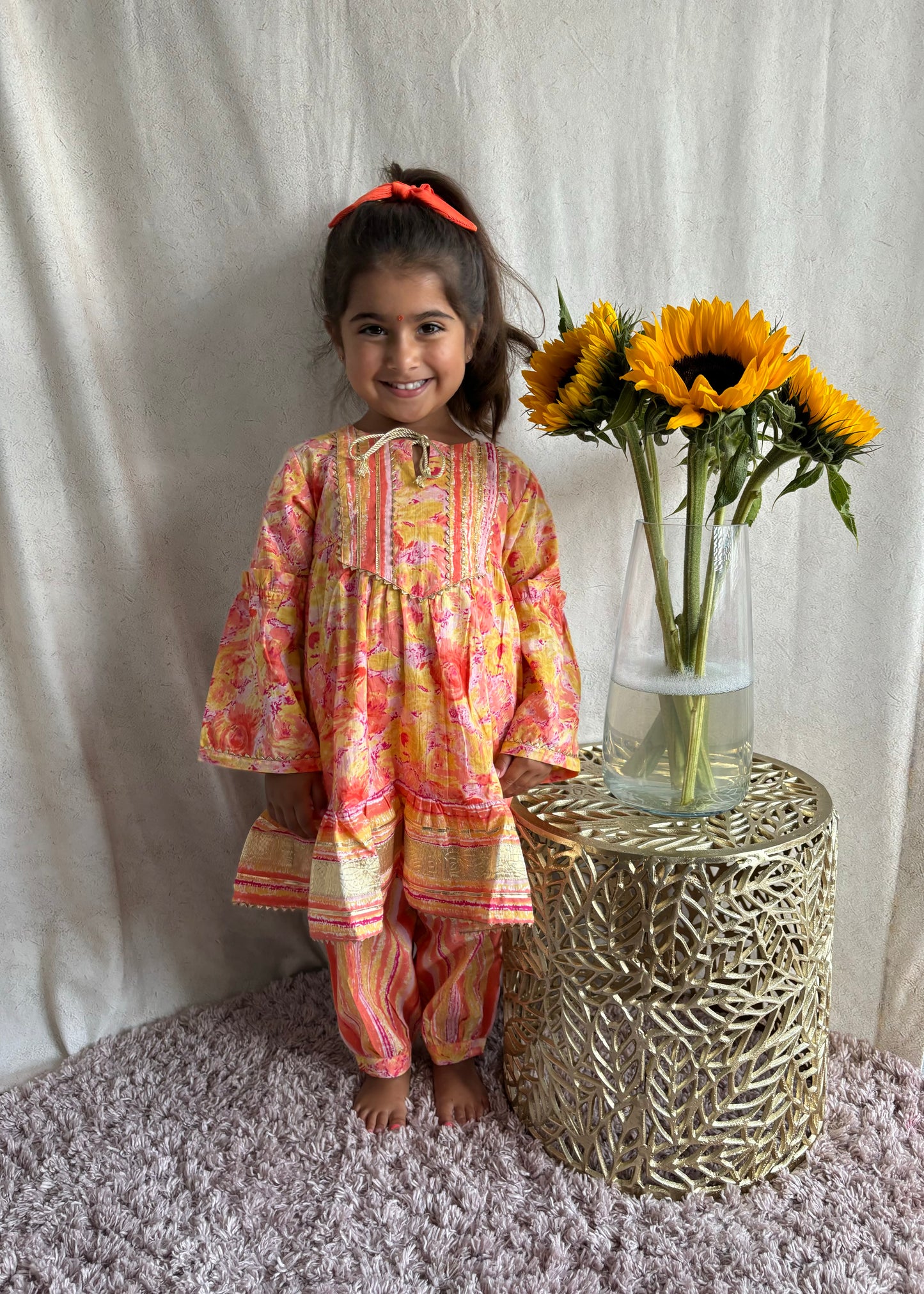 Sunflower Kurta Frock