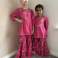 Fuscia Pink Kurta Sharara Set