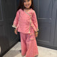 Peachy Pink Golden Tassel Set