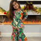 Girls Tropical Print Co-ord Age 4/5
