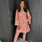 SAMPLE LADIES PINK SUIT SIZE SMALL