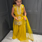 Yellow Palazzo Suit