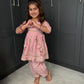 Baby Pink Frock Suit