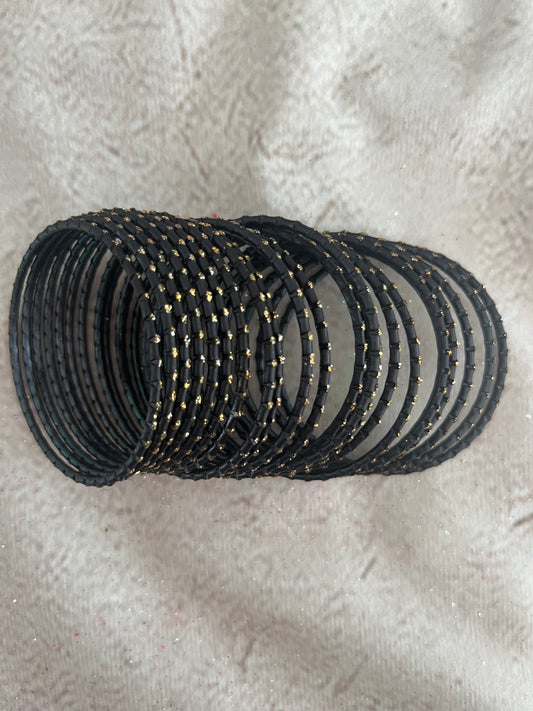 Black Bangle Set
