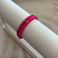 Slim Embellished Bangle (Barbie Pink)