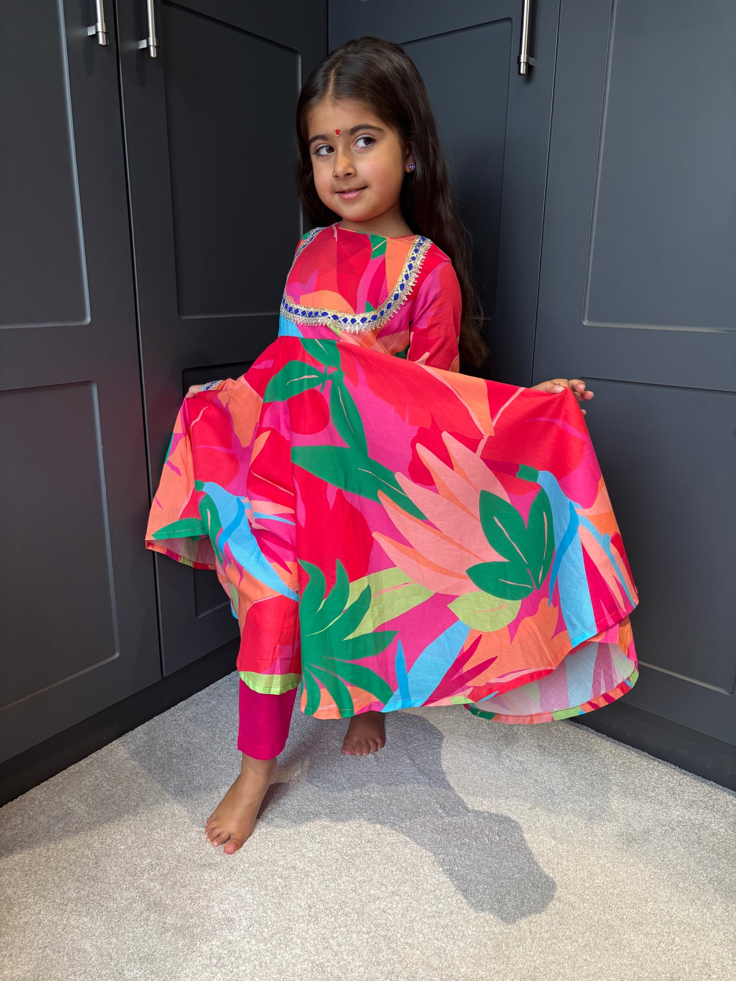 Festive Mini Mama Anarkali Set