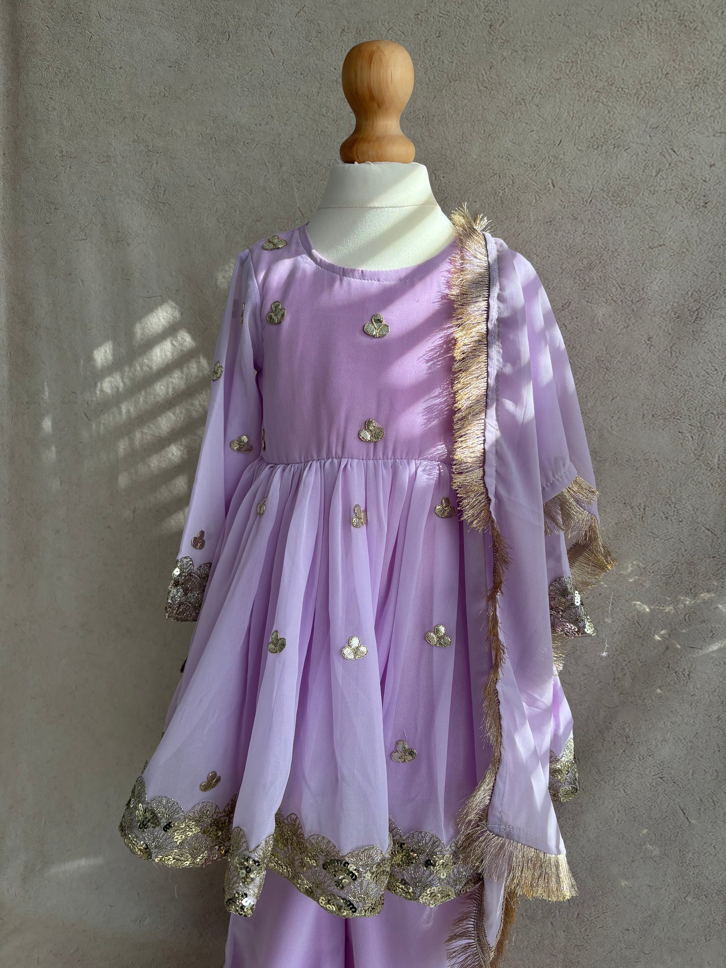 Lilac Palazzo Suit