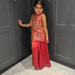 Hot Pink Gharara Suit