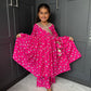 Mini Mama Pink Festive Angrakha Suit
